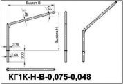 кронштейны для гранёных опор кг1к-2,5-2,5-0,075-0,06